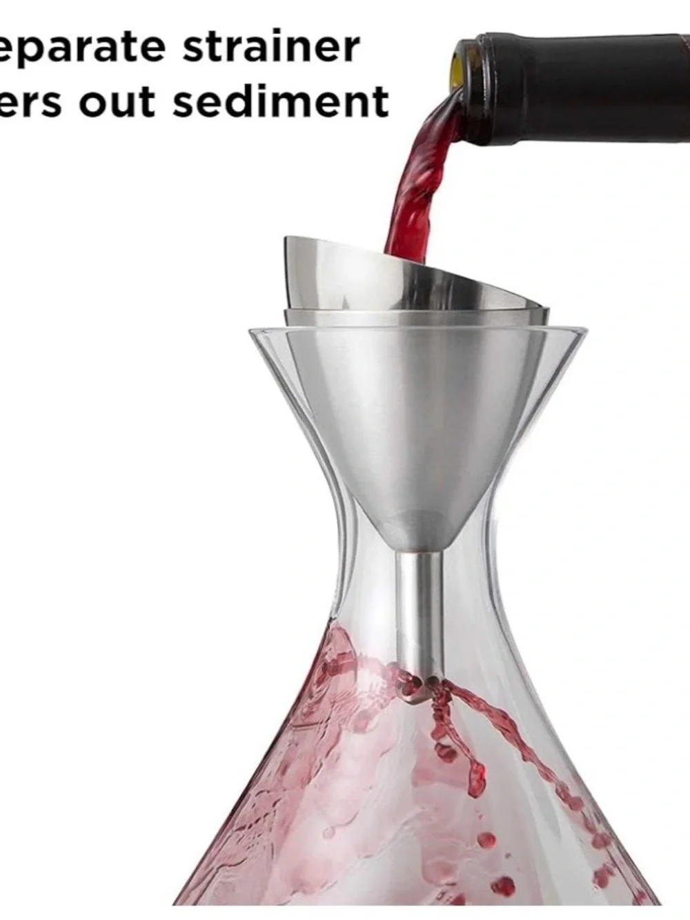 rabbit wine aerator with shower funnel